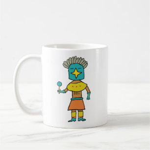 Hopi Doll Blue Star Kachina Kaffemugg