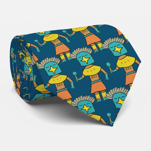 Hopi Doll Blue Star Kachina Slips (Rullad)