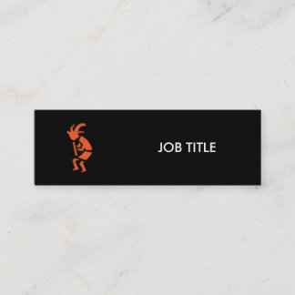 Hopi Flute Player - sydvästra indisk design Mini Visitkort