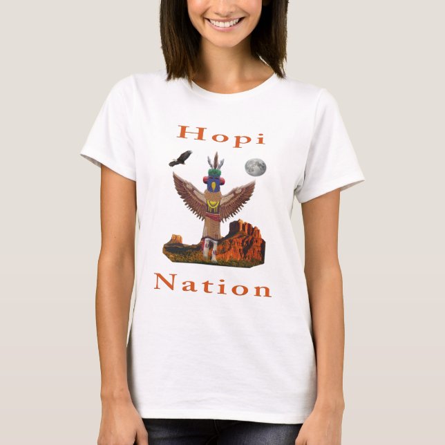 Hopi indisk kläder t shirt (Framsida)