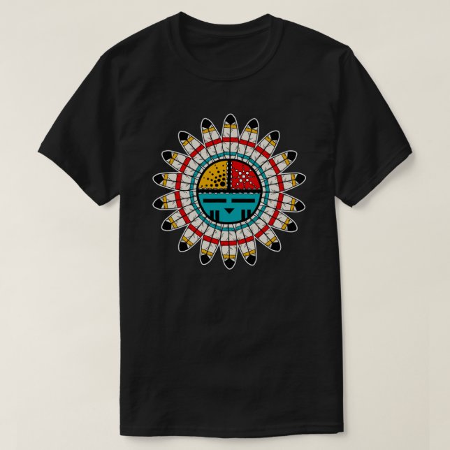Hopi Kachina Native American Classic T-Shirt.png T Shirt (Design framsida)