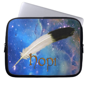 HOPI Nation & Feather Space Laptop sleeve