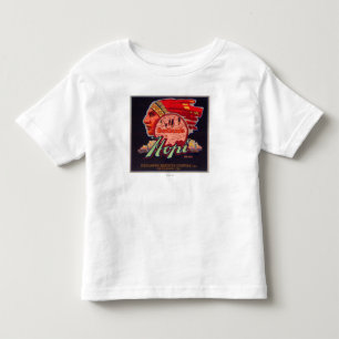 Hopi orange LabelRedlands, CA Tee Shirt