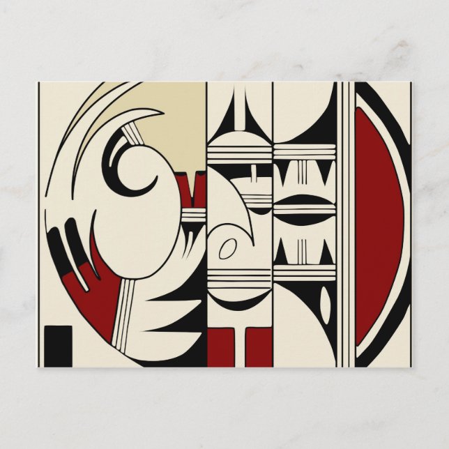 Hopi Pottery 01 Vykort (Framsida)