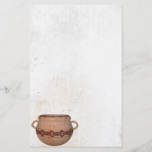 Hopi Pueblo Pottery Stationery Brevpapper