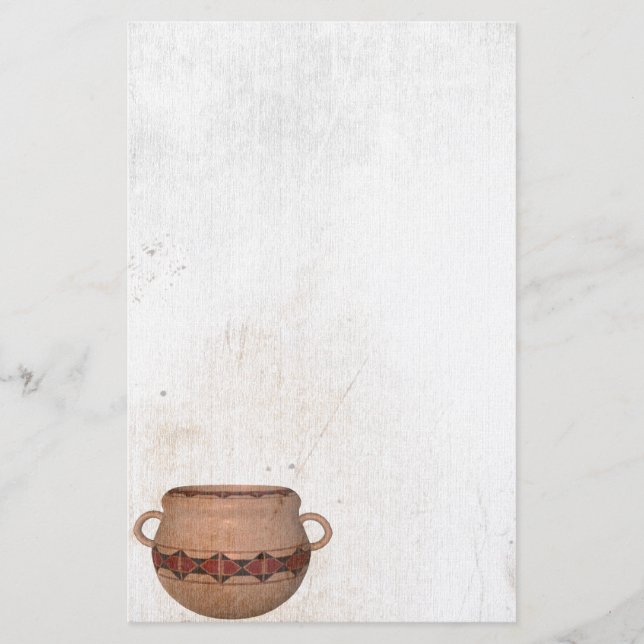 Hopi Pueblo Pottery Stationery Brevpapper (Framsida)