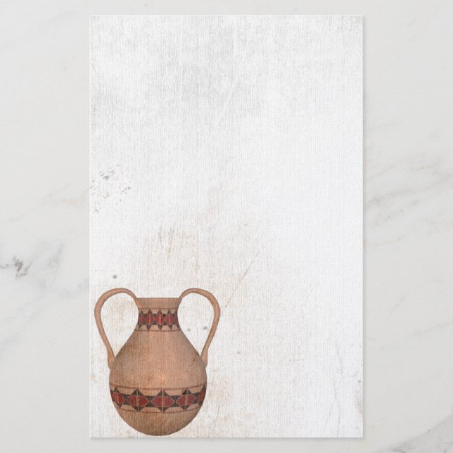 Hopi Pueblo Pottery Stationery Brevpapper (Framsida)