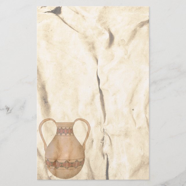 Hopi Pueblo Pottery Stationery Brevpapper (Framsida)