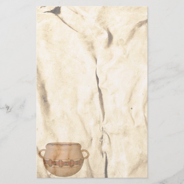 Hopi Pueblo Pottery Stationery Brevpapper (Framsida)