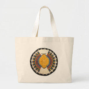 Hopi Snake Motif Vintage Native American Jumbo Tygkasse