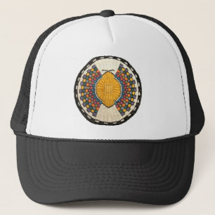Hopi Snake Motif Vintage Native American Truckerkeps