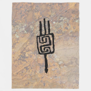 Hopi Womans Symbol Fleecefilt