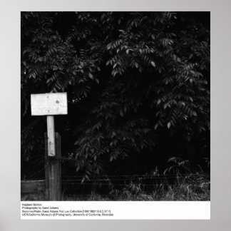 Hopland Station av Ansel Adams Poster