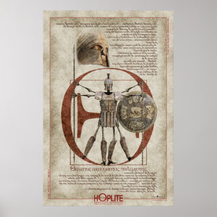 Hoplite Tireless Warrior O Poster