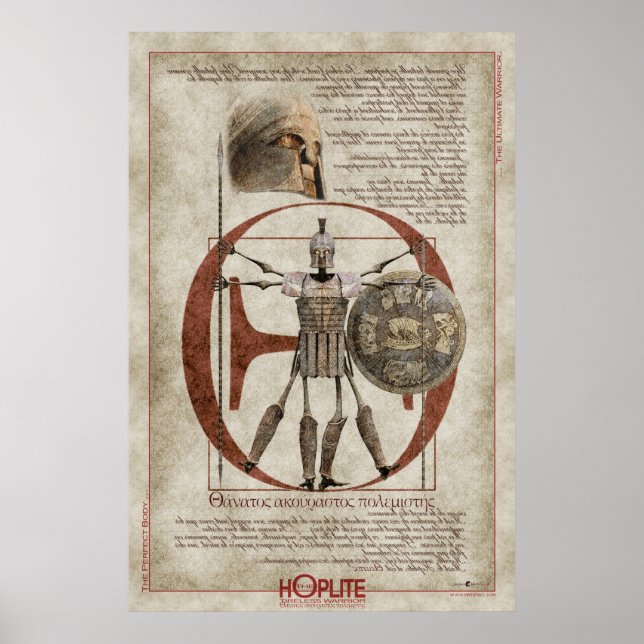 Hoplite Tireless Warrior O Poster (Framsidan)