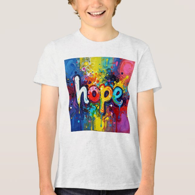 Hopp Abstrakt Graffiti Stil 104 T Shirt (Framsida)