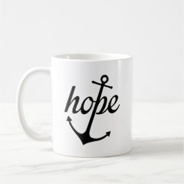 Hopp ankrar soulen (hebré6:19) kaffemugg