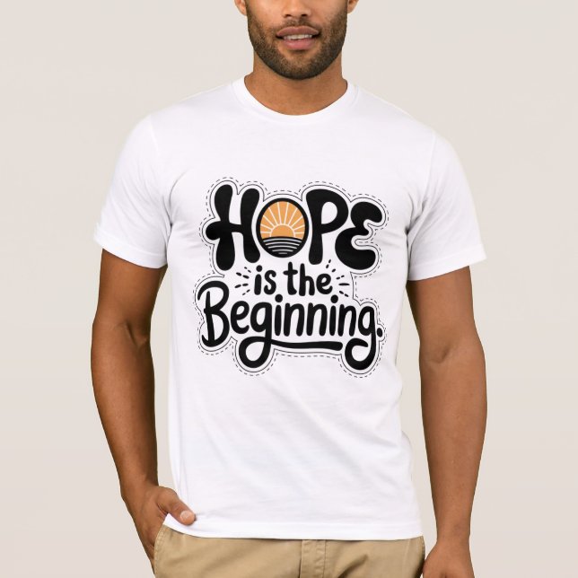 HOPP ÄR BÖRJAN T SHIRT (Framsida)