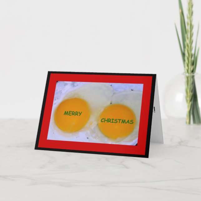 Hopp är det Ägg-strasakkunnigjulkortet Helgkort (Framsida)