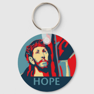 Hopp av Jesus Nyckelring