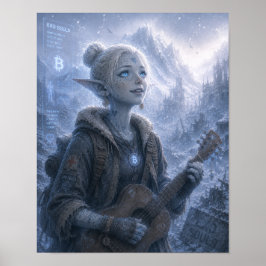 Hopp / Bard / Frostig Gräns Poster
