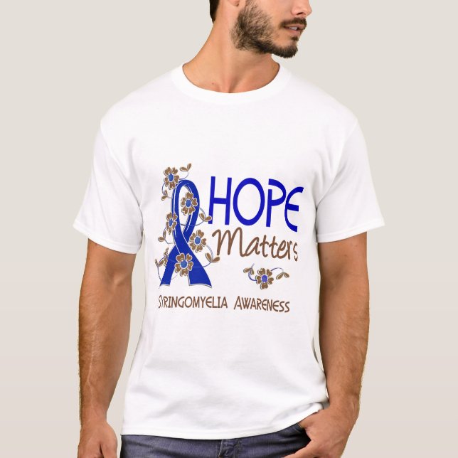 Hopp betyder 3 Syringomyelia Tee Shirt (Framsida)
