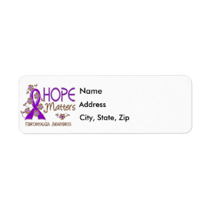 Hopp betyder Fibromyalgia 3 Returadress Etikett