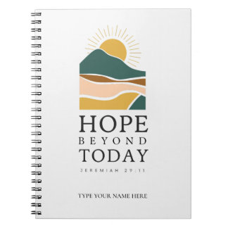 Hopp Beyond Today Journal Anteckningsbok