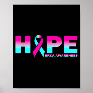 Hopp BRCA-medvetenhet Bröstcancer nk Band Poster