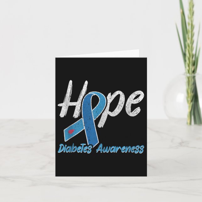 Hopp Diabetes Medvetenhet Tank Top  Kort (Framsida)