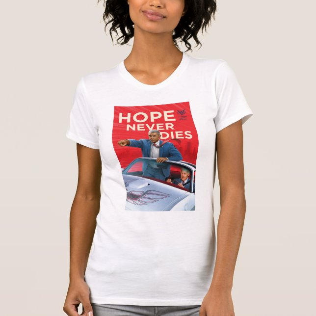 Hopp dör aldrig t shirt (Framsida)