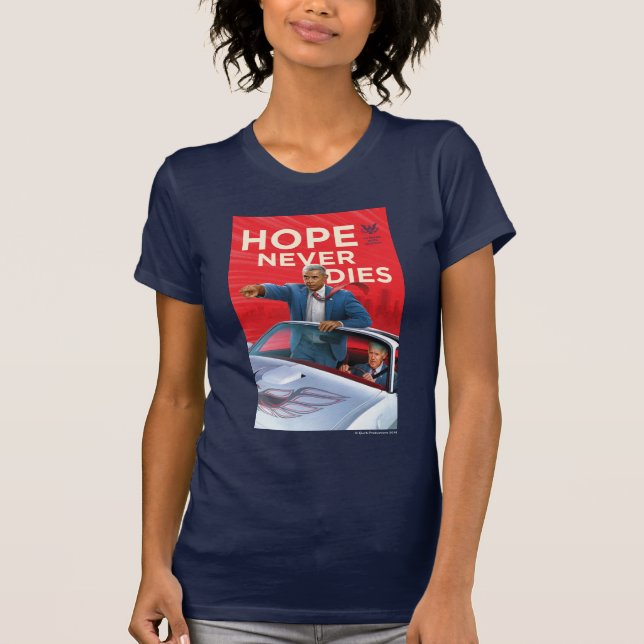 Hopp dör aldrig t shirt (Framsida)