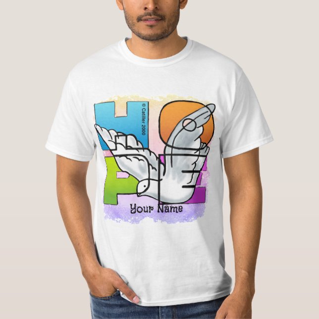 Hopp Duvan  T Shirt (Framsida)