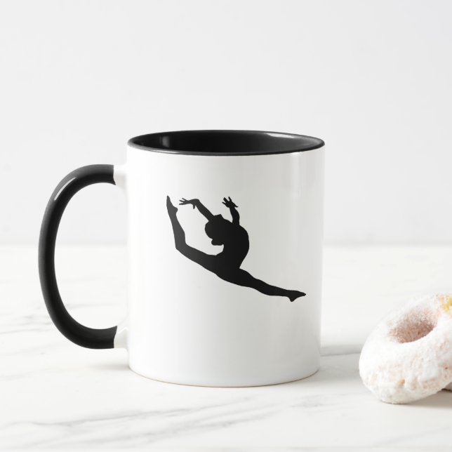 Hopp - En gymnast/dansares inspirationsmugg Mugg (Med munk)