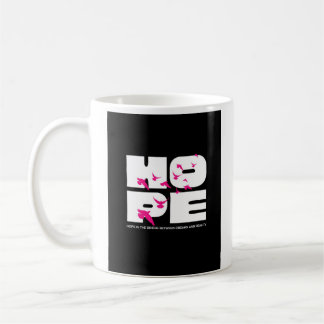 Hopp & fåglar – fet typografi kaffemugg