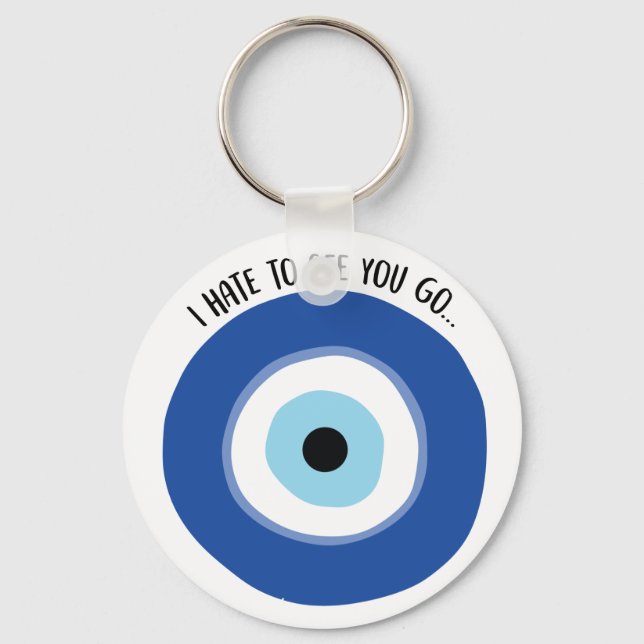 Hopp för att se dig gå i nyckelkedjan nyckelring (Framsida)