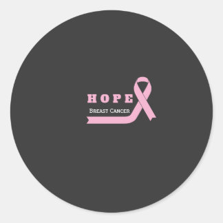Hopp för cancer runt klistermärke