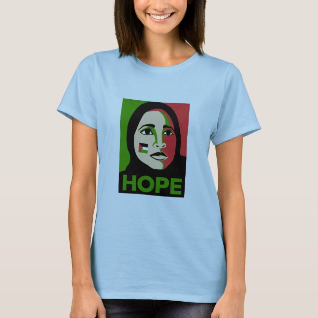 Hopp för den Palestina T-tröja Tee Shirt (Framsida)