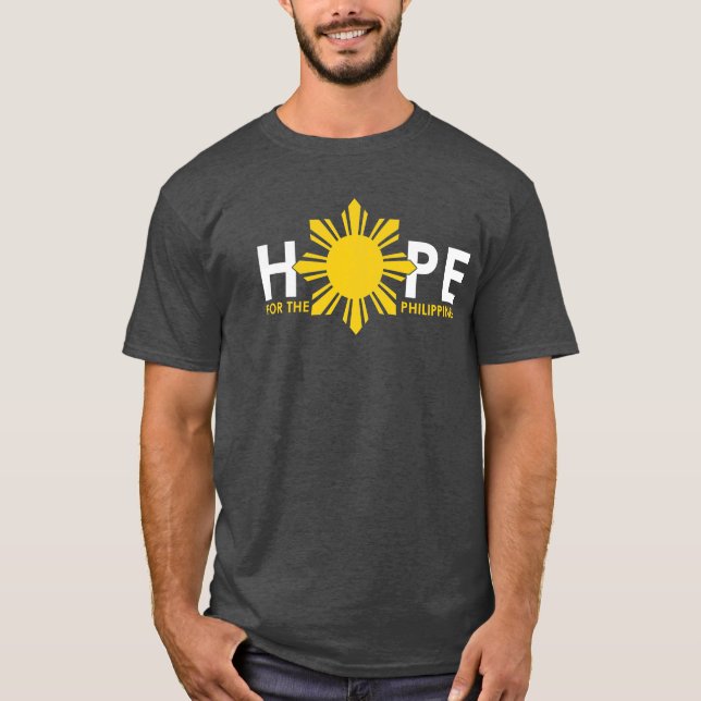 Hopp för Filippinerna T-shirt (Framsida)