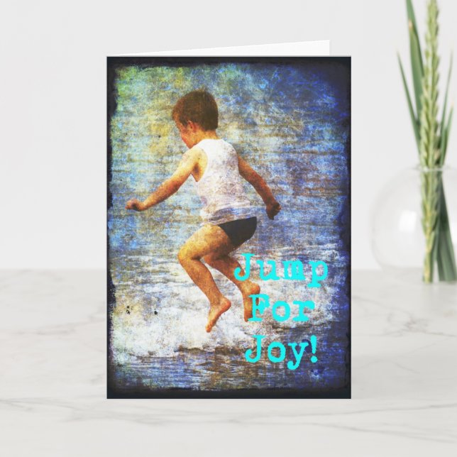 Hopp för glädje kort (Framsida)