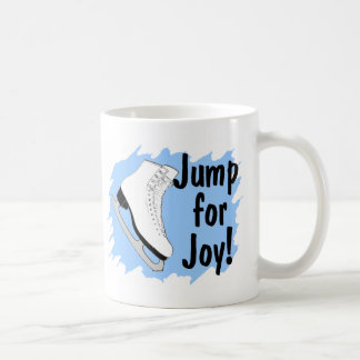 Hopp för glädjeblåttskridsko kaffemugg