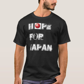 Hopp för Japan i svart T Shirt