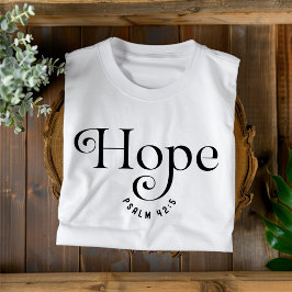 Hopp för kvinnor och barn - kristen T-Shirt