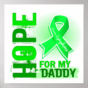 Hopp för min pappalymfkörtelcancer poster