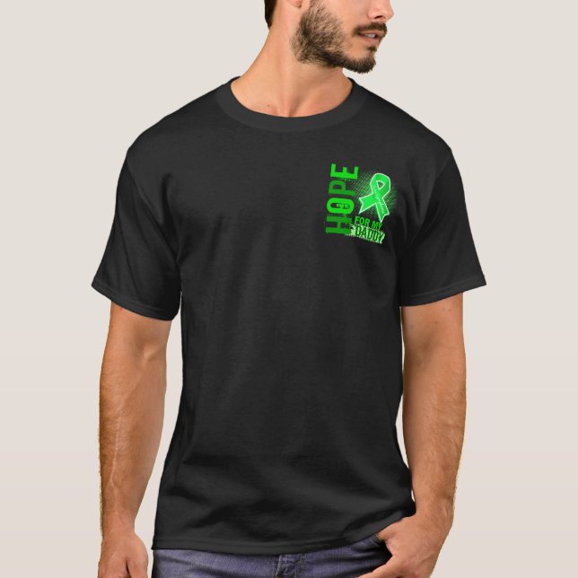 Hopp för min pappalymfkörtelcancer tee shirt (Framsida)