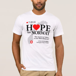 Hopp för norge t shirt