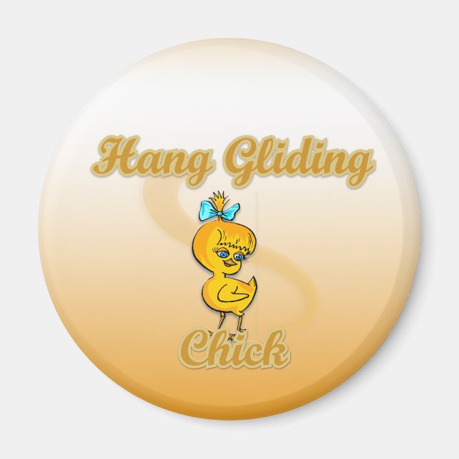 Hopp Gliding Chick Magnet (Framsidan)