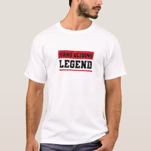 Hopp Gliding Legend hängreglage Äventyr Sports H T Shirt