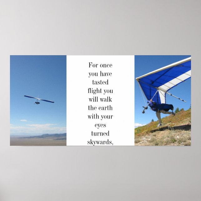 Hopp Gliding Poster (Framsidan)