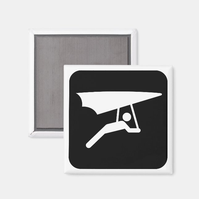 Hopp Gliding Symbol Magnet (Front/Back)
